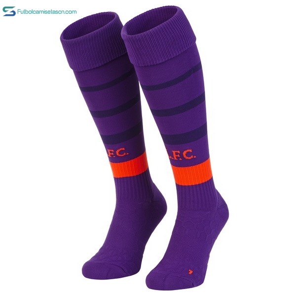 Calcetines Liverpool 2ª 2018/19 Purpura